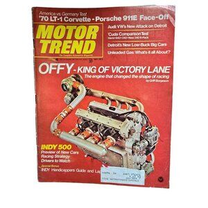 Vintage Motor Trend Magazine May 1970 Automotive Collectors Edition